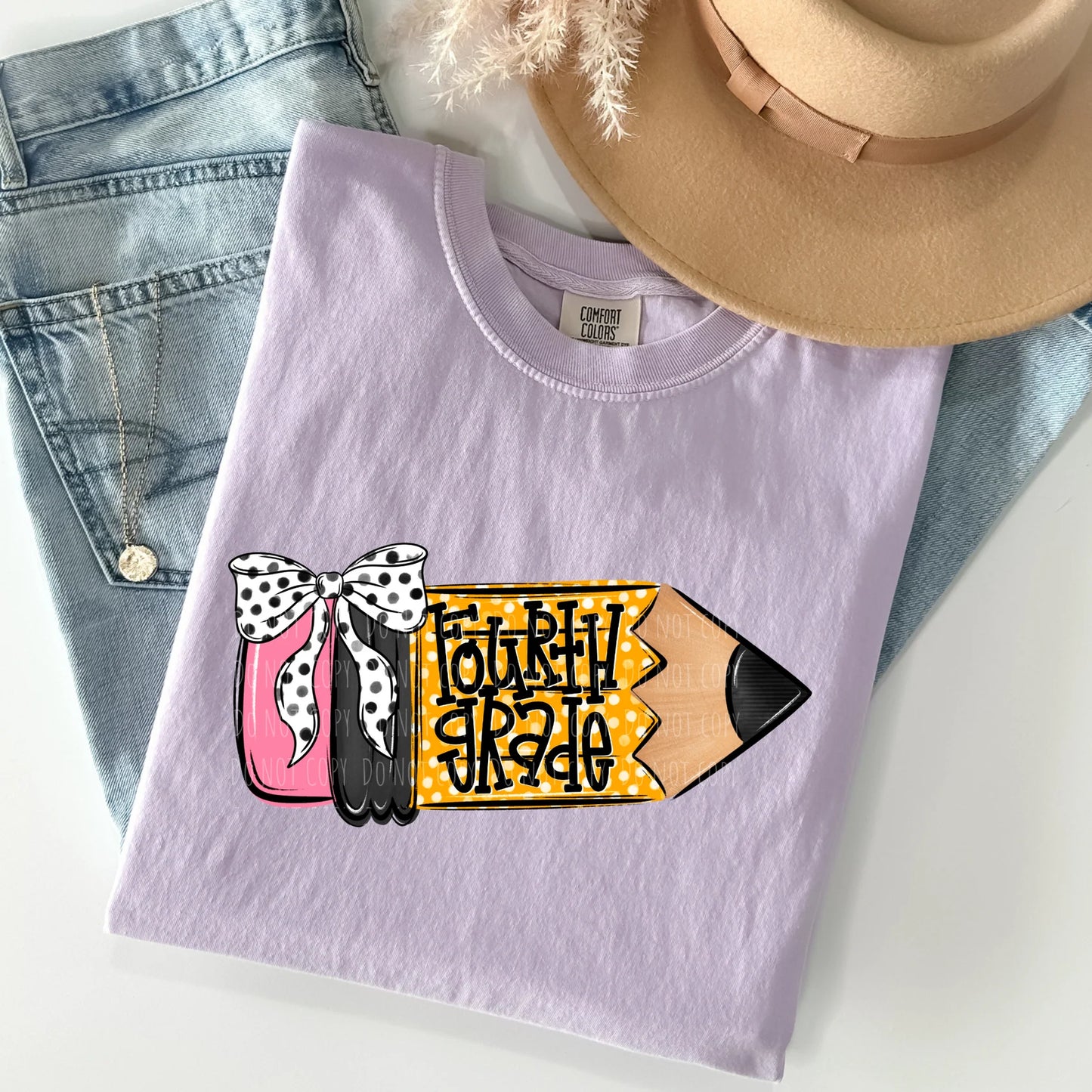 Pencil Pop Grade Level - Back to School Tee
