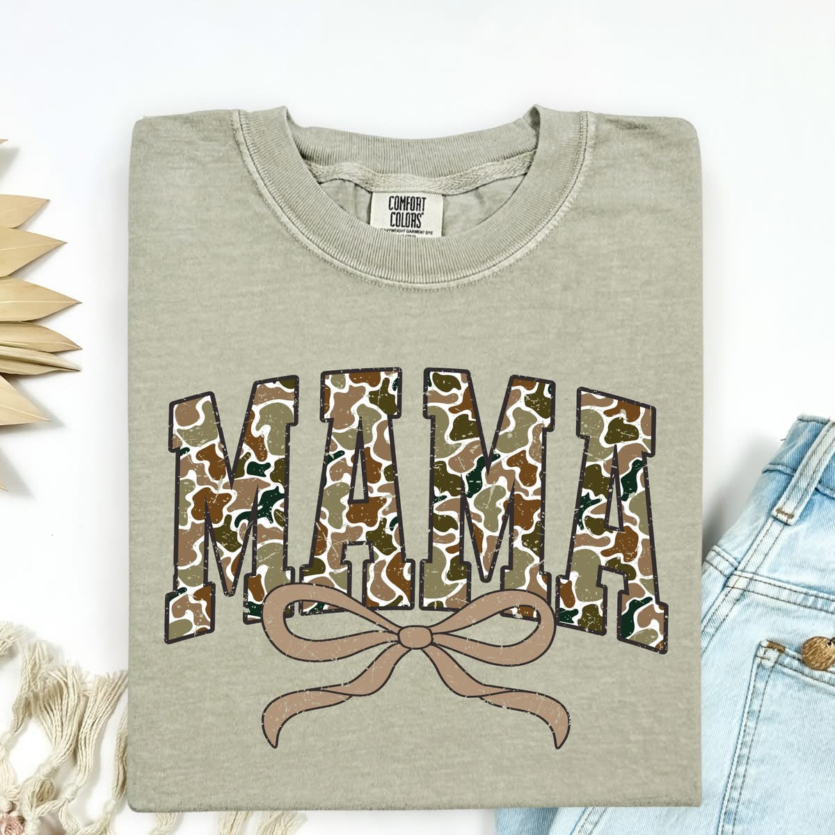 Camo Bow - MAMA Tee