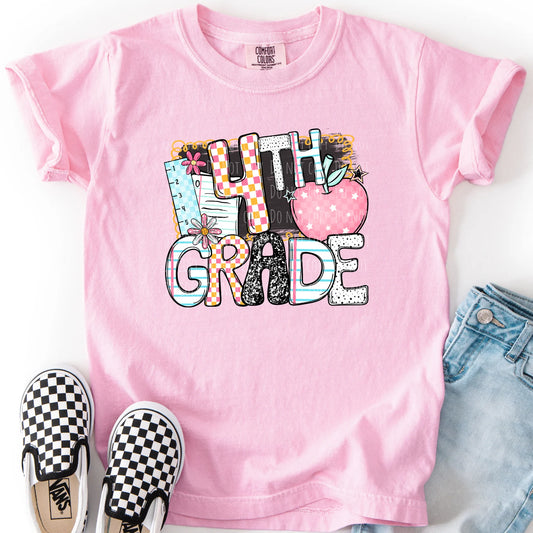 Cute Pop Grade Level - Back to School Tee