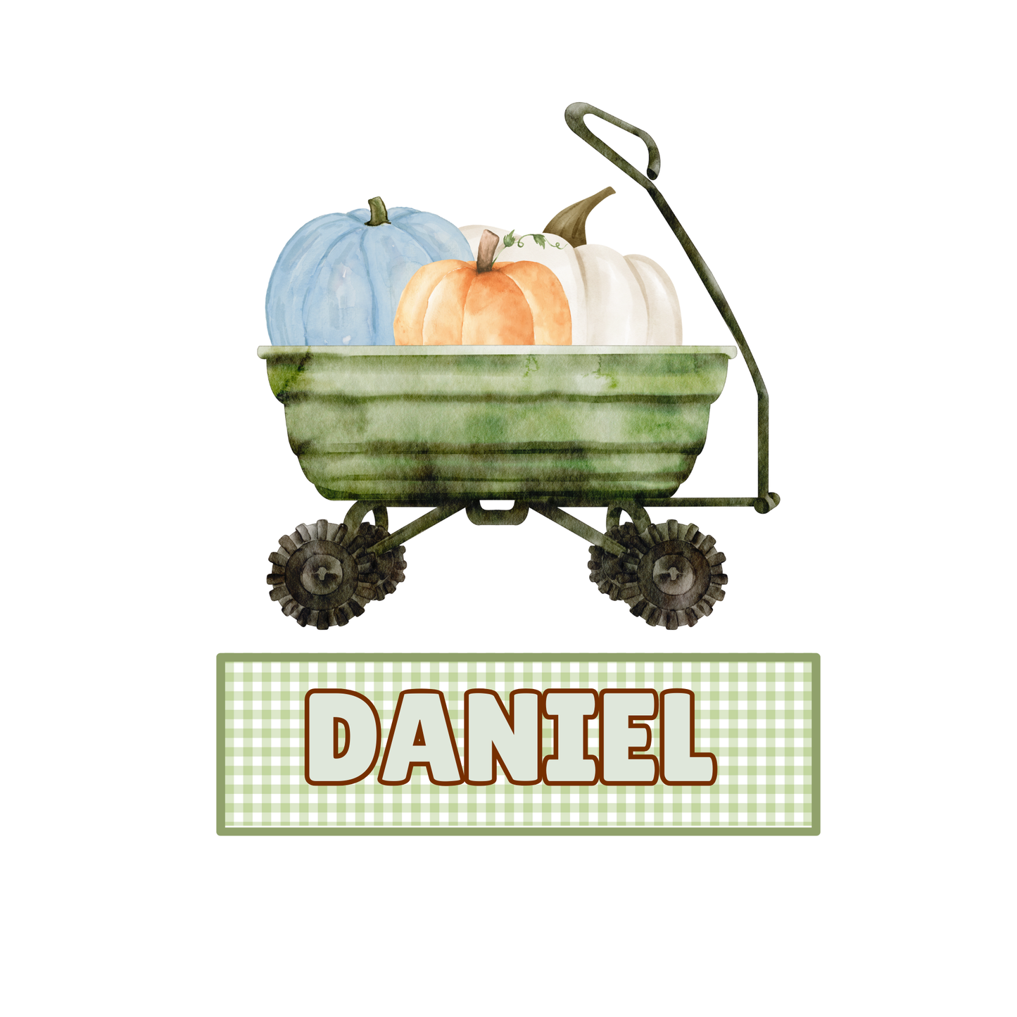 Personalized Pumpkin Wagon Tee - Fall Kids Tee