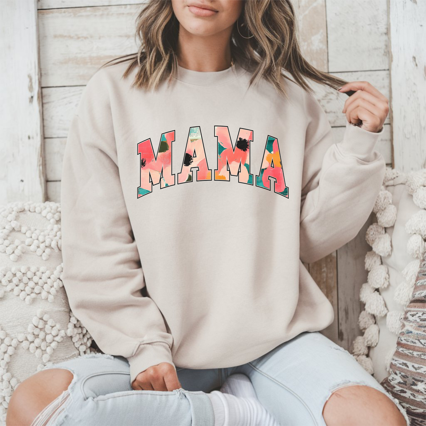 Peach Blossom Breeze - MAMA Shirt