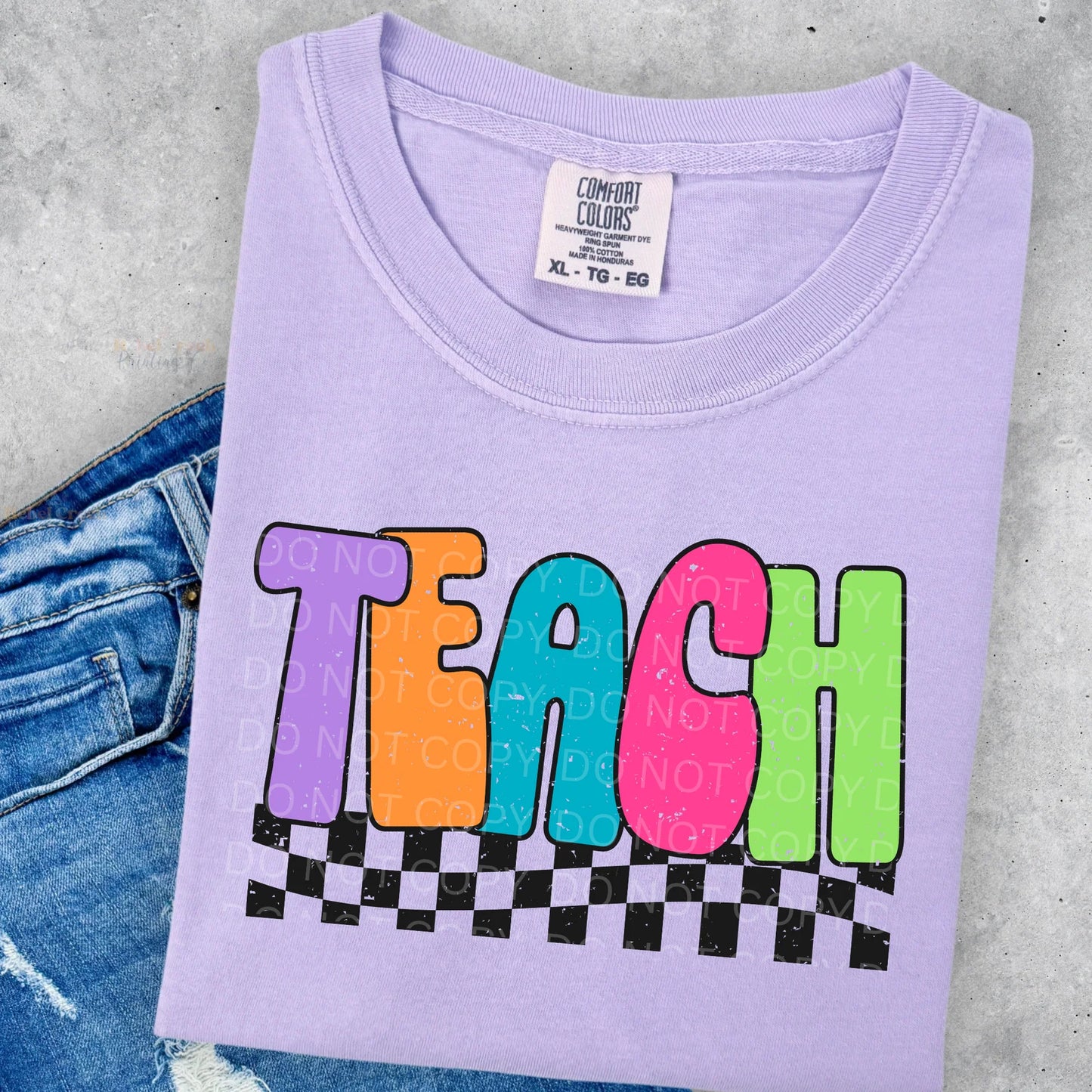 Neon & Bright - Teacher Tee