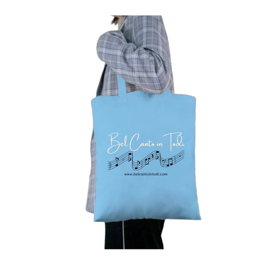 Bel Canto in Todi – Blue Canvas Tote
