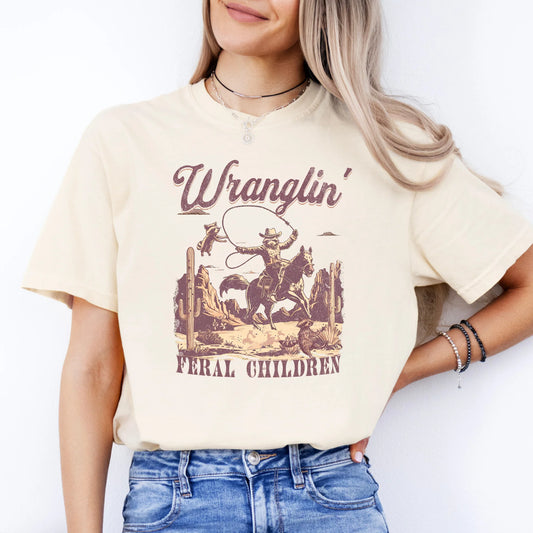 Wranglin’ Feral Kids- Everyday Tee