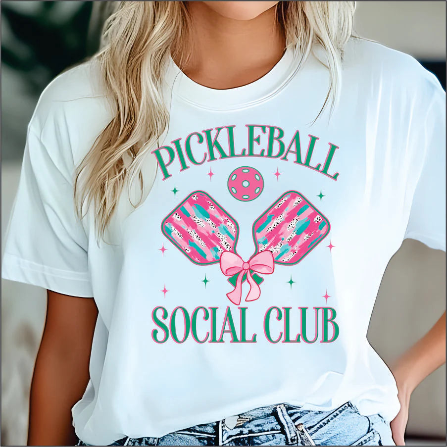 Sassy Pink Pickleball Social Club - Everyday Tee
