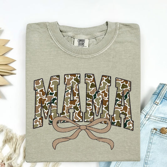Camo Bow - MAMA Tee