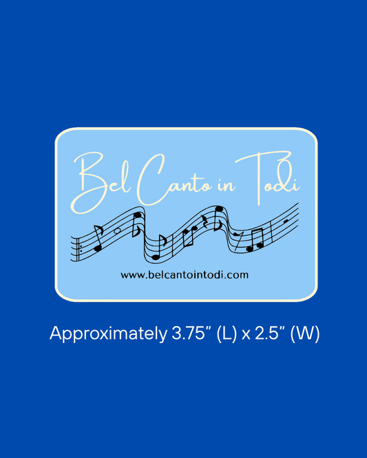 Bel Canto in Todi – Sticker